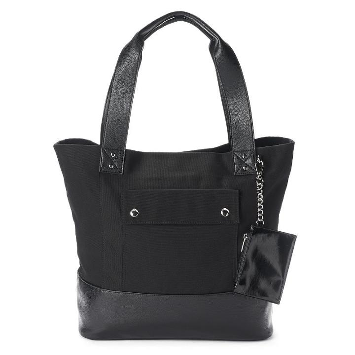 Candie's&reg; Tote With Coin Purse, Women's, Black