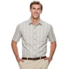 Big & Tall Croft & Barrow&reg; Regular-fit Easy-care Microfiber Button-down Shirt, Men's, Size: Xxl Tall, Med Grey