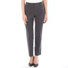 Women's Apt. 9&reg; Solid Skinny Ankle Dress Pants, Size: 8, Dark Grey