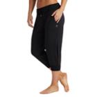 Women's Balance Collection Mila Jogger Capris, Size: Large, Black