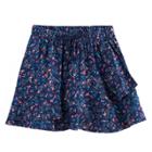 Girls 4-12 Sonoma Goods For Life&trade; Smocked Skort, Size: 10, Dark Blue