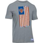 Men's Under Armour New York Knicks Court Flag Tee, Size: Medium, Gray