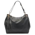 Mellow World Kimberly Woven Slouchy Convertible Hobo, Women's, Black