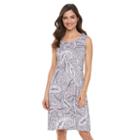 Women's Croft & Barrow&reg; Pintuck Fit & Flare Dress, Size: Small, Brt Purple