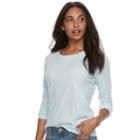 Women's Sonoma Goods For Life&trade; Cuffed Capri Jeans, Size: 16, Light Blue