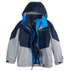 Boys 8-20 Zeroxposur Windsweep System Jacket, Size: Large, Dark Grey