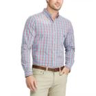 Men's Chaps Classic-fit Stretch Poplin Button-down Shirt, Size: Xl, Red