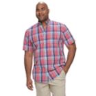 Big & Tall Izod Saltwater Classic-fit Button-down Shirt, Men's, Size: 2xb, Pink