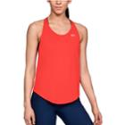 Women's Under Armour Heatgear Mesh Racerback Tank, Size: Small, Neon Coral