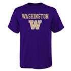 Boys' 4-18 Washington Huskies Goal Line Tee, Size: 16-18, Purple