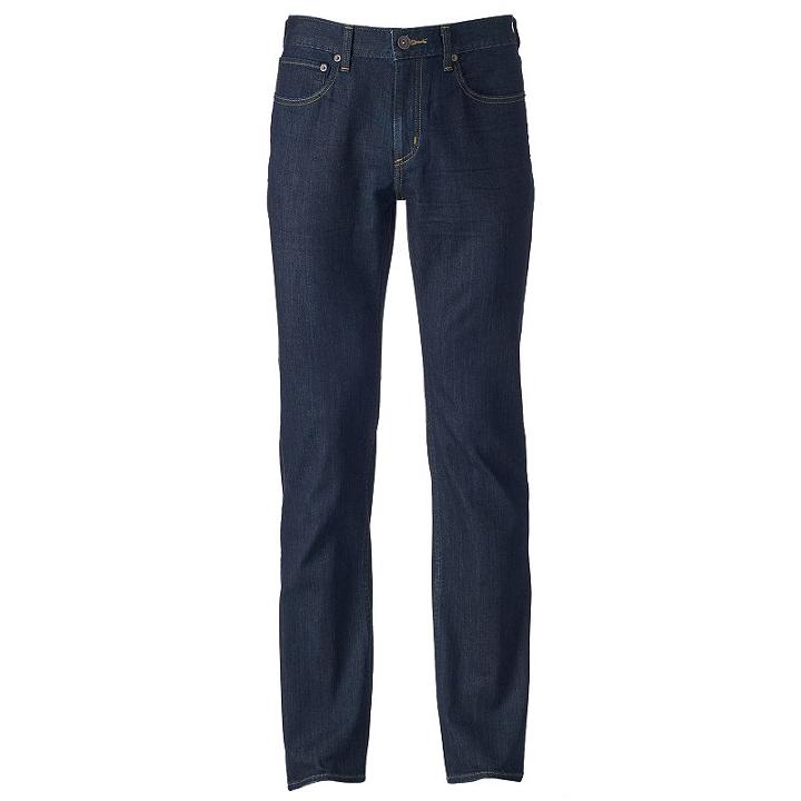 Men's Urban Pipeline Slim-fit Straight-leg Jeans, Size: 30x30, Dark Blue