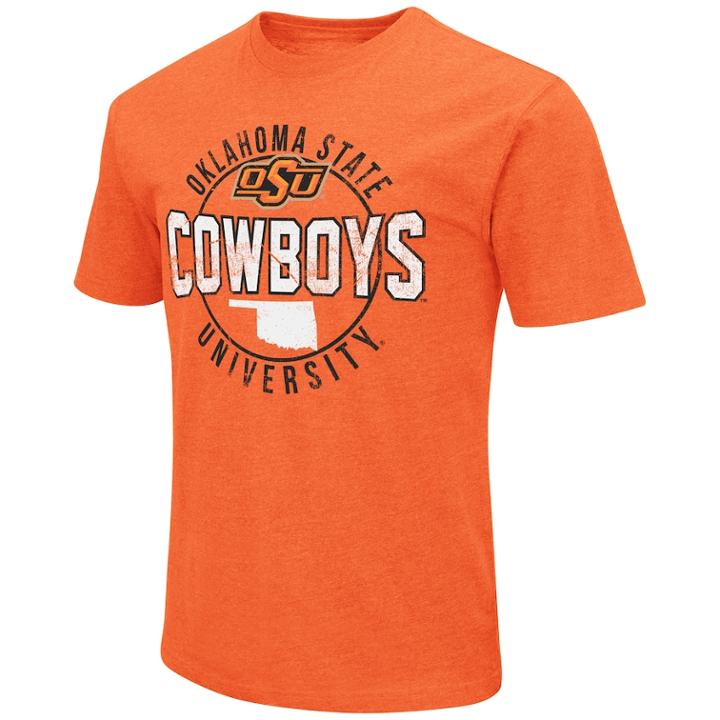 Men's Oklahoma State Cowboys Game Day Tee, Size: Large, Drk Orange