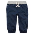 Baby Boy Carter's Pull-on Jogger Pants, Size: Newborn, Blue