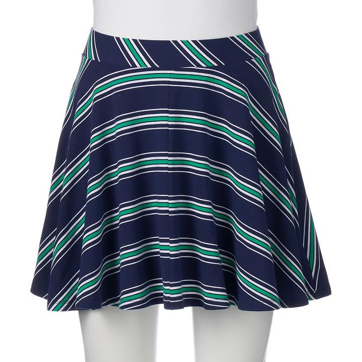 Juniors' So&reg; Skater Skirt, Girl's, Size: Xs, Blue