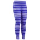 Girls 4-6x Under Armour Blurred Stripe Leggings, Size: 6x, Med Purple