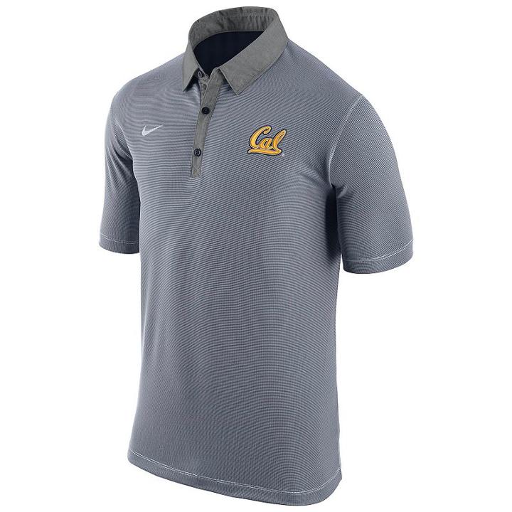 Men's Nike Cal Golden Bears Microstripe Dri-fit Polo, Size: Xl, Multicolor