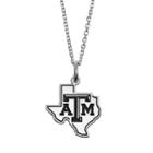 Fiora Sterling Silver Texas A & M Aggies Team Logo Pendant Necklace, Women's, Size: 16, Grey