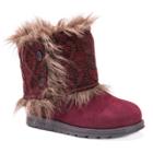 Muk Luks Reverse Patti Women's Water Resistant Winter Boots, Size: 7, Dark Red
