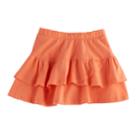 Girls 4-10 Jumping Beans&reg; Tiered Solid Tulip Skort, Size: 4, Lt Orange