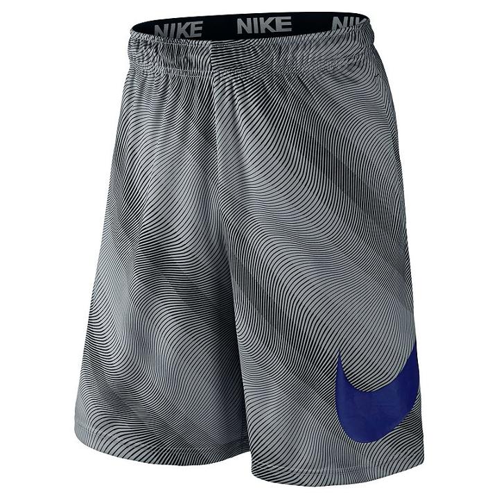 Men's Nike Fly Dri-fit Striped Training Shorts, Size: Medium, Grey (charcoal)