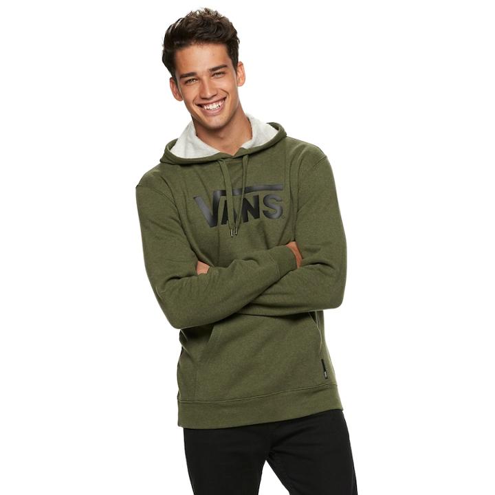 Men's Vans Blocked Hoodie, Size: Xl, Dark Green