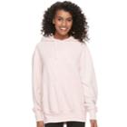 Juniors' So&reg; Oversized Fleece Hoodie, Teens, Size: Xs, Light Pink