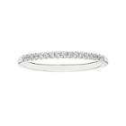 Boston Bay Diamonds 14k White Gold 1/10 Carat T.w. Diamond Wedding Ring, Women's, Size: 5.50