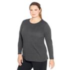 Plus Size Champion Jersey Long Sleeve Tee, Women's, Size: 4xl, Orange Oth