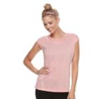 Women's Tek Gear&reg; Performance Cap Sleeve Tee, Size: Medium, Med Orange