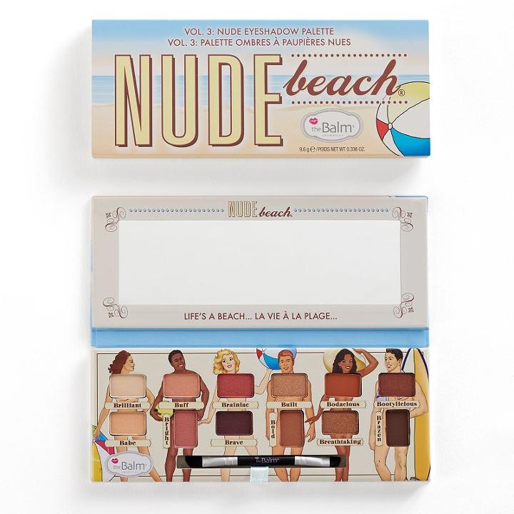 Thebalm Nude Beach Eyeshadow Palette, Multicolor