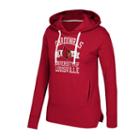 Women's Adidas Louisville Cardinals Banner Hoodie, Size: Small, Red