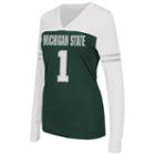Juniors' Campus Heritage Michigan State Spartans Packed Powder Tee, Women's, Size: Xl, Dark Green