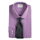 Men's Croft & Barrow&reg; Regular-fit Stretch-collar Dress Shirt And Patterned Tie Boxed Set, Size: Xl-36/37, Lt Purple