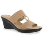 Tuscany By Easy Street Marietta Women's Wedge Sandals, Size: Medium (8.5), Natural