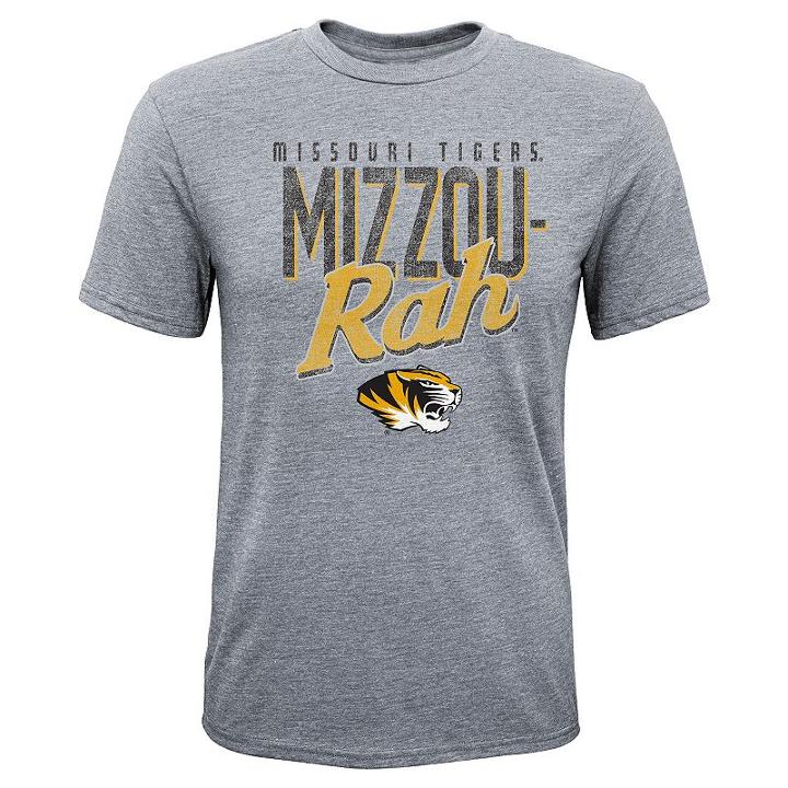 Boys 8-20 Missouri Tigers Rally Anthem Tee, Size: L 14-16, Grey