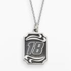 Insignia Collection Nascar Kyle Busch Sterling Silver 18 Pendant, Adult Unisex, Size: 18, Grey