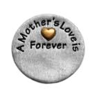 Blue La Rue Silver-plated & 14k Gold-plated Mother Coin Charm, Women's, Multicolor