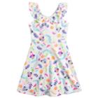 Disney's Minnie Mouse Girls 4-7 Ruffle Cross-back Dress By Jumping Beans&reg;, Size: 6, White