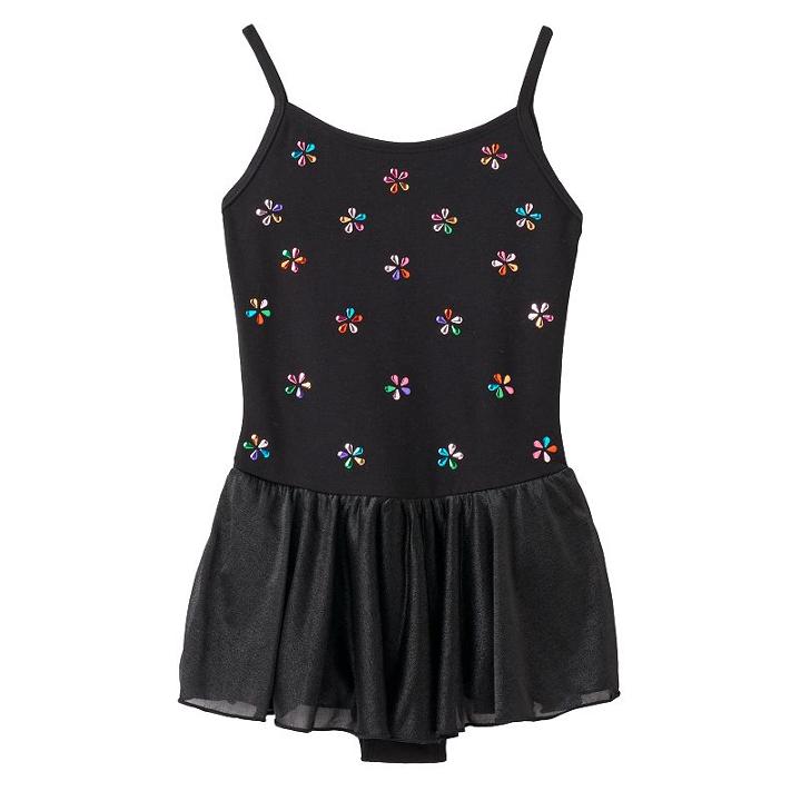 Girls 4-14 Jacques Moret Multi-gem Skirtall, Girl's, Size: Xs, Black