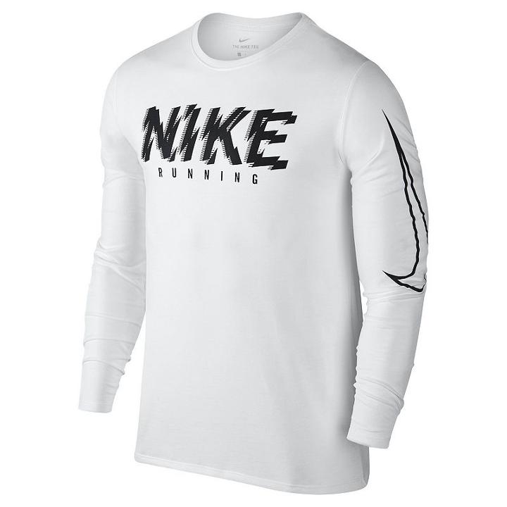 Men's Nike Dri-fit Running Tee, Size: Small, White