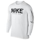 Men's Nike Dri-fit Running Tee, Size: Small, White