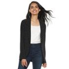 Women's Elle&trade; Relaxed Open-front Blazer, Size: Xs, Black