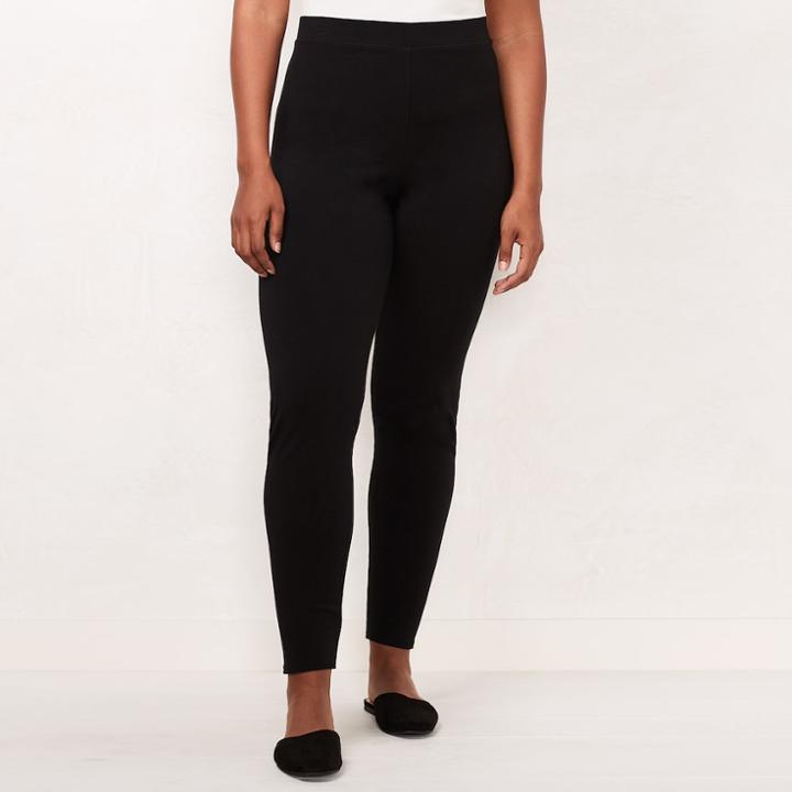 Plus Size Lc Lauren Conrad Leggings, Women's, Size: 1x Short, Black