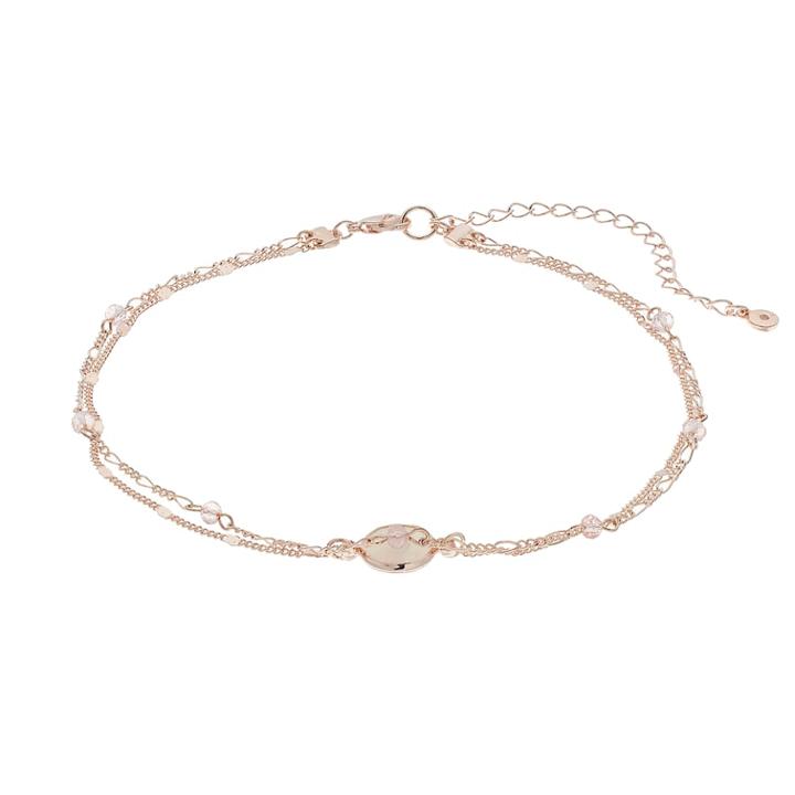 Lc Lauren Conrad Beaded Double-stranded Choker Necklace, Women's, White