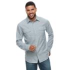 Men's Sonoma Goods For Life&trade; Slim-fit Flannel Button-down Shirt, Size: Large, Light Blue