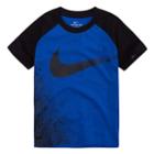 Boys 4-7 Nike Chalk Swoosh Graphic Tee, Size: 7, Brt Blue