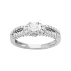 14k White Gold 1 Carat T.w. Diamond Engagement Ring, Women's, Size: 6
