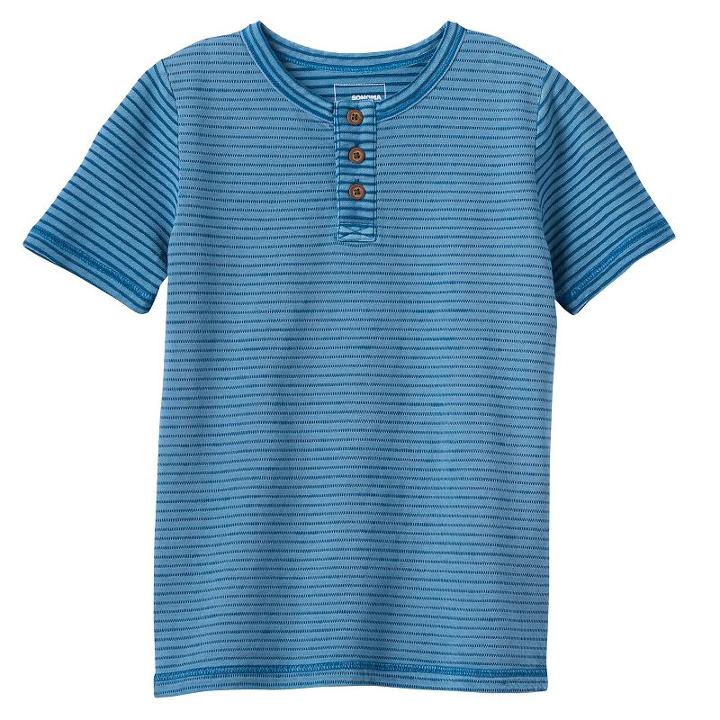 Boys 4-7 Sonoma Goods For Life&trade; Henley, Boy's, Size: 7x, Blue (navy)