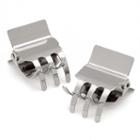 Scunci 2-pk. Silver Tone Jaw Clips, Women's