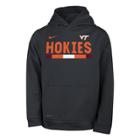 Boys 8-20 Nike Virginia Tech Hokies Therma-fit Hoodie, Size: S 8, Grey